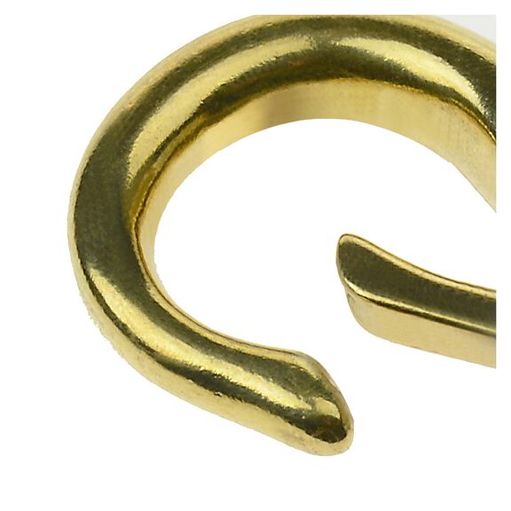 3 3/4" Brass Swivel Eye Snap image number 4