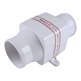 SEAFLO In-Line Blower, 24V 130 CFM 3" Marine Ventilation Fan