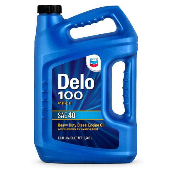 Chevron Delo 100 SAE 40 Heavy Duty Conventional Engine Oil, 1 Gallon image number 0