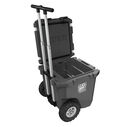 RollR 30 Quart Wheeled Hard Cooler with Telescopic Handle, Granite image number 4