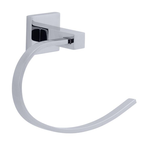 Erissa Towel Ring Chrome image number 0