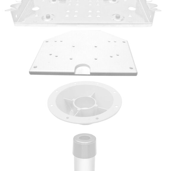 Mount, Universal Pedestal Adaptor, (DM) Grill image number 1