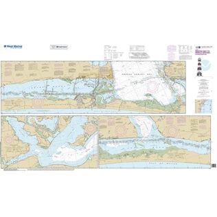 Maptech&reg; NOAA Recreational Waterproof Chart-Intracoastal Waterway Redfish Bay to Middle Ground, 11308