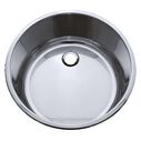 Cylinder Sink Ultra-Mirror Finish, 304 Stainless Steel, 2" Drain, SoundKOTE image number 1