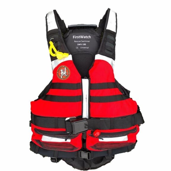 SWV-100, Rescue Swimmer's Vest, Red/Black, Universal image number 0