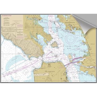San Francisco Bay Decorative Nautical Chart