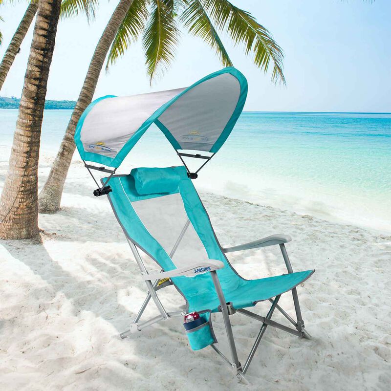 Sunshade Backpack Beach Chair With Canopy Sunshade Gci Beach Chair