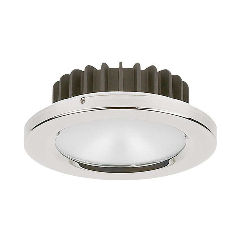 PowerLED Bi-Color Downlight 10 to 30V DC Polished Stainless Steel Trim Ring Cool White/Blue LED IP65 image number 0