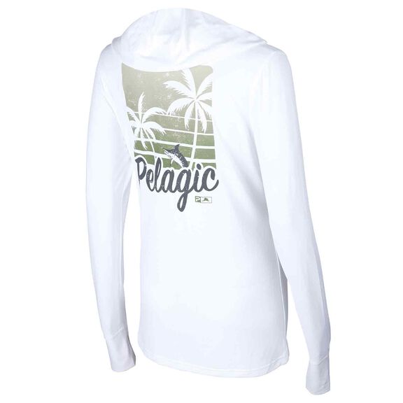 Women's Island Time Aquatek Hooded Shirt image number 0