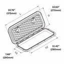 23.9" x 9.5" Deck Hatch with Lock and Key image number 2