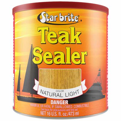 Tropical Teak Oil Sealer, Natural Light, Quart