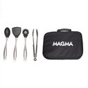 Magma 5-Piece Silicone Cooking Utensil Set with Stainless Steel Handles image number 1