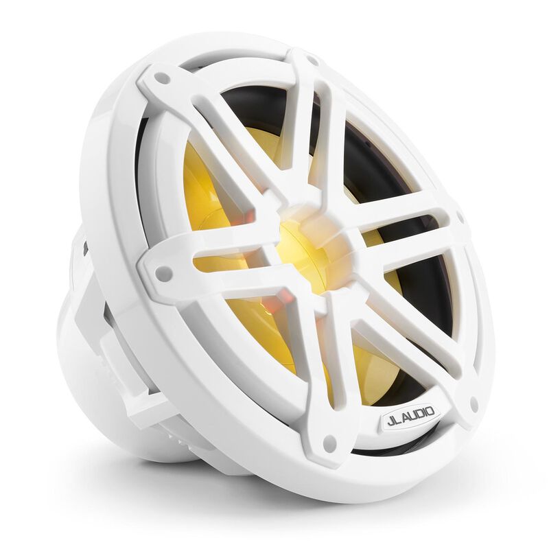 M3-10IB-S-Gw-i-4 10" Marine Subwoofer Driver, White Sport Grilles with RGB LED Lighting image number 5