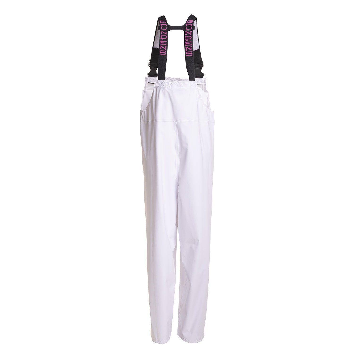 Pantalon Bavoir Grundens Petrus 116 - Imperméable, Pêche Sport, Taille M Blanc