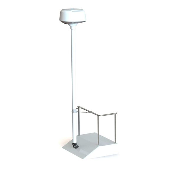 8' Pole Kit with 1" Rail Stand-Off Kit image number 0