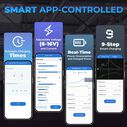 2-in-1 6A Battery Charger & Battery Tester with App image number 7