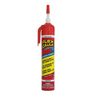 Flex Caulk&trade; Silicone White Core, 6.5oz, 4-Pack