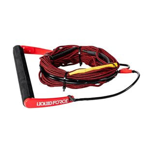 70' Team / H-Braid Red/Black  Combo Wakeboard Rope