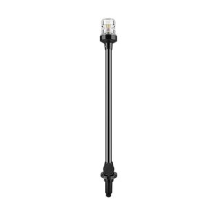 SEAFLO 03 Series All-Around LED Pole Navigation Light, 24" Height, 3 NM, 12-24V, 2.5W, Plug-In Mount with Base, Stainless Steel