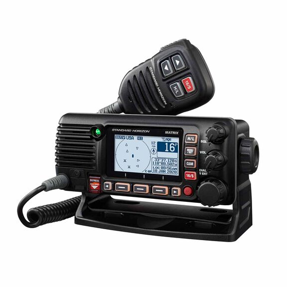 GX2410 Black 25W AIS/GPS/ VHF Radio image number 1
