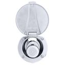 Recessed Shower Chrome Cup with Stainless Steel Lid, Small Chrome Sprayer, 6' Black Rubber Hose image number 5