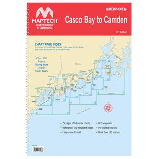 WPB0220-03WMDS Waterproof Chartbook Casco Bay to Camden, 3rd Edition