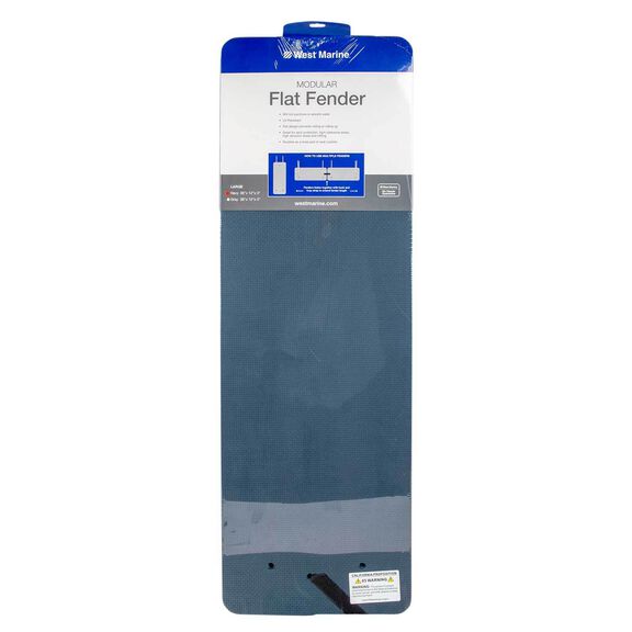 36" x 12" Modular Flat Fender, Blue image number 0