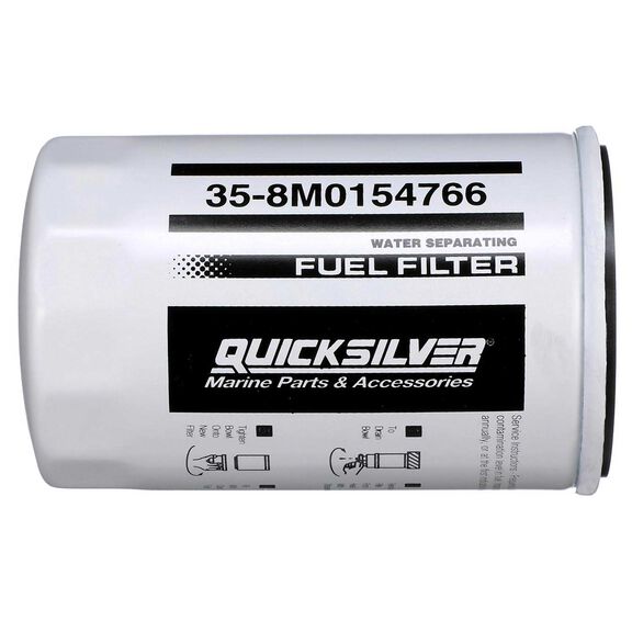 8M0154766 Water Separating Fuel Filter for Select Yamaha 2-Stroke & 4-Stroke up to 115 HP Outboards image number 0