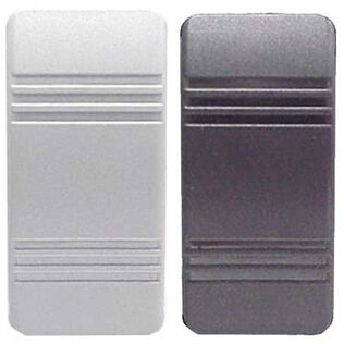 Standard Weather Resistant Contura III Rocker Switch (1 Black, 1 Gray)