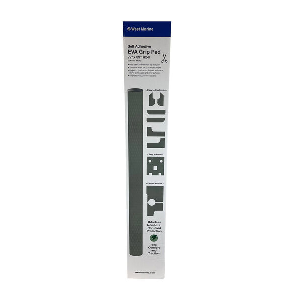 EVA Foam Traction Sheet Gray Diamond 77" x 39" image number 1