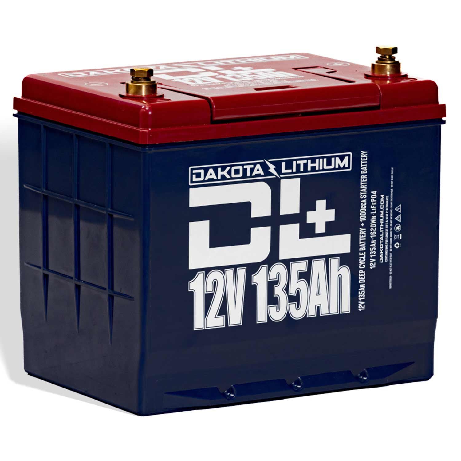 Dakota Lithium DL+ 12 V 135Ah LiFePO₄ Battery (Group 24)