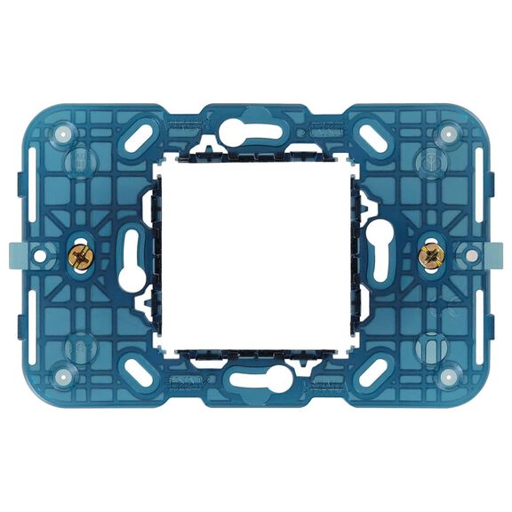 Vimar Arke 2-Module Central Mounting Frame with Screws image number 0
