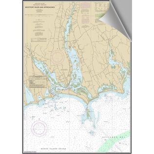Westport Harbor Decorative Nautical Chart