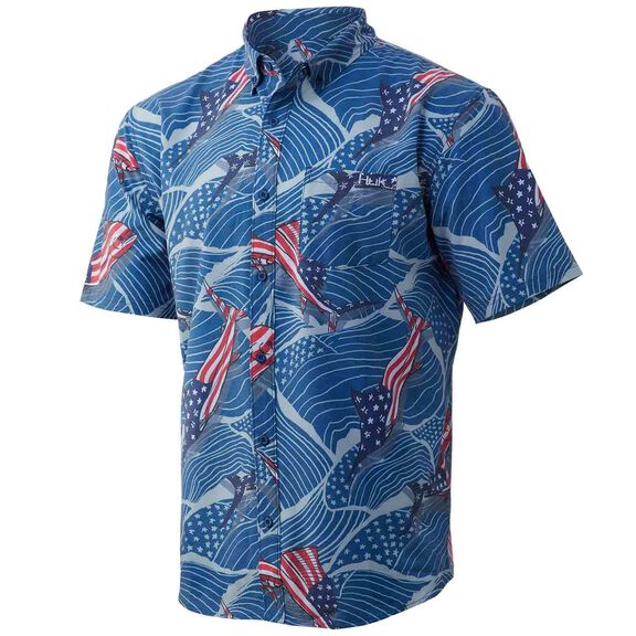 Men's Kona Fins N' Stripes Shirt image number 0