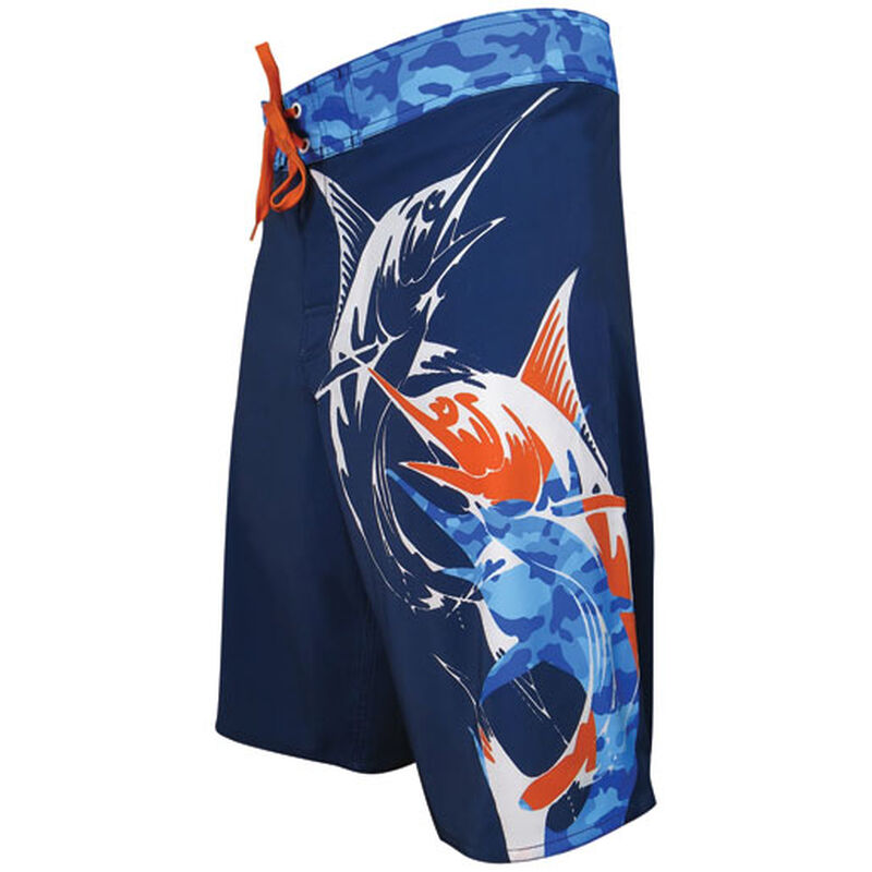 Men's Billfish Camo Board Shorts West Marine