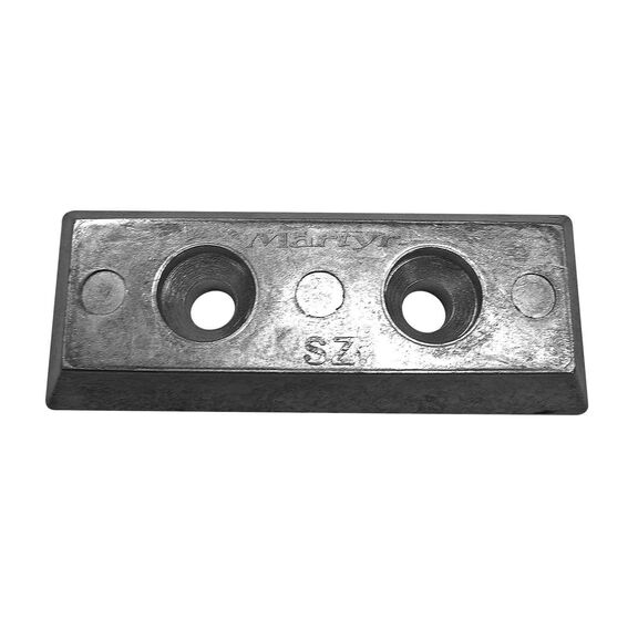 Aluminum Sea Strainer Anode, 1.5" x 3.8" x 0.5" image number 0