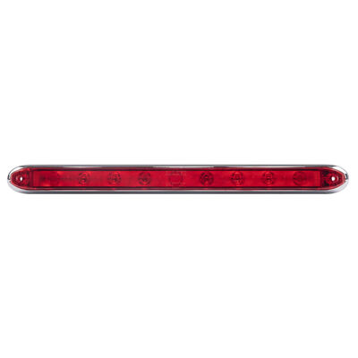 LED Low-Profile Stop/Tail/Turn Trailer Light Bar with Chrome Bezel