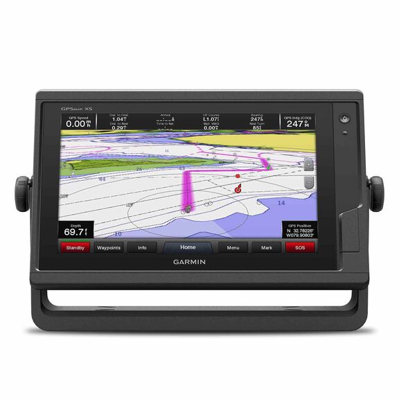 GPSMAP 942xs Chartplotter/Sonar Combo with U.S. BlueChart g3 HD and LakeVu HD Charts image number 0