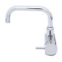 Aidack Folding Faucet, Cold Only, Angled Spout, Chrome image number 1