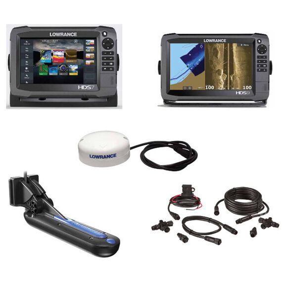 HDS-7/9 G3 Navigation System in a Box with Two HDS GEN3 Units, Transducer, GPS Antenna and Cables image number 0