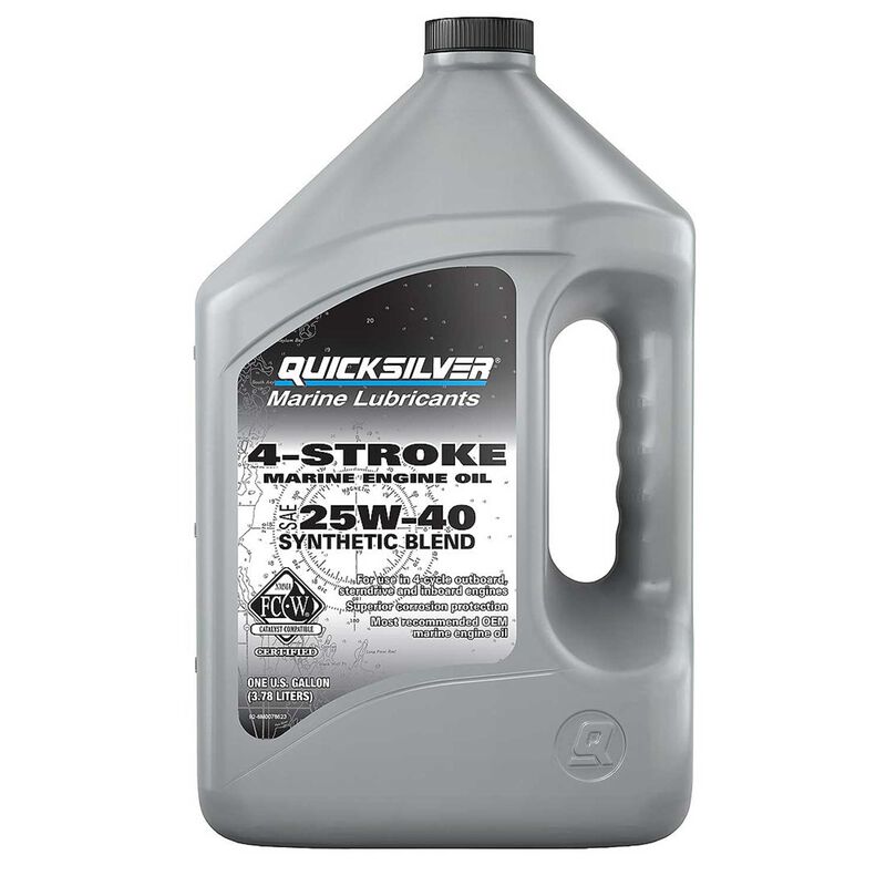 25W-40 Synthetic Marine Engine Oil, 1 Gallon image number 0