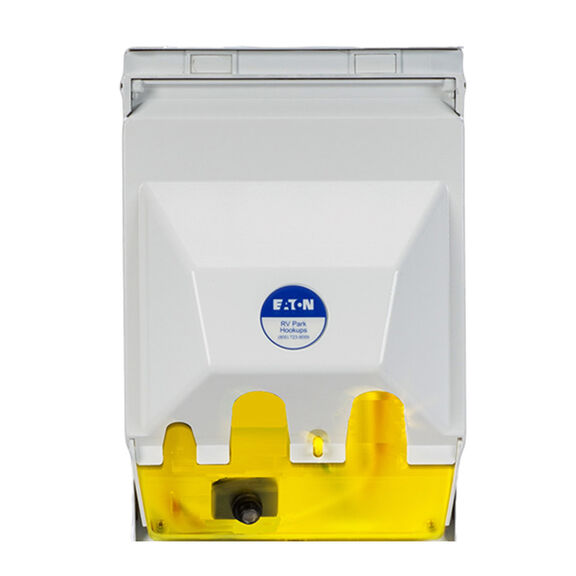 14.5" Newport Harbor Mate Power Station, (2) 30 Amp 125V Shore Power Receptacles, (1) 20 Amp 125V GFCI Protected Duplex Receptacle image number 1