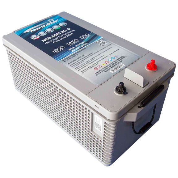 Ultra High Performance Pure Lead 8D AGM Battery with Threaded Terminals image number 0