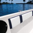 36" Deluxe Series Coaming Bolster, Brite White / Mariner Blue image number 3