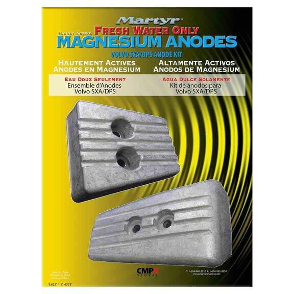 Volvo Penta&trade; DPS/ SX-A Drive Magnesium Anode Kit image number 0