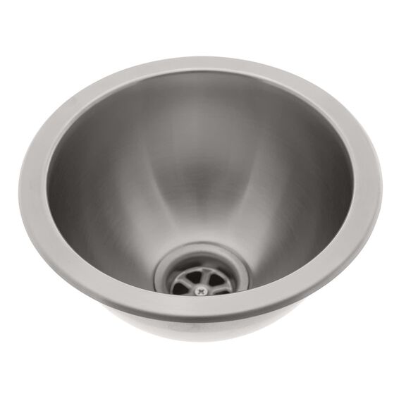 HalfSphere Sink Brushed Finish, 304 Stainless Steel, 2" Drain, SoundKOTE image number 0
