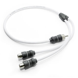 Marine Y-Adaptor with 1 Male Plug and 2 Female Jacks