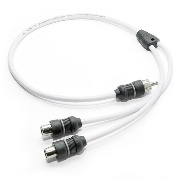 Marine Y-Adaptor with 1 Male Plug and 2 Female Jacks image number 0