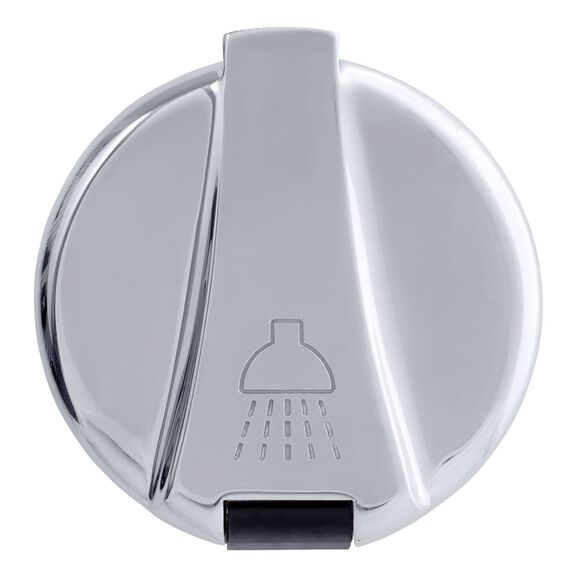Recessed Shower Black Cup with Stainless Steel Lid w/Gasket, Hammer-Head Black Sprayer, 6' Black Rubber Hose image number 6