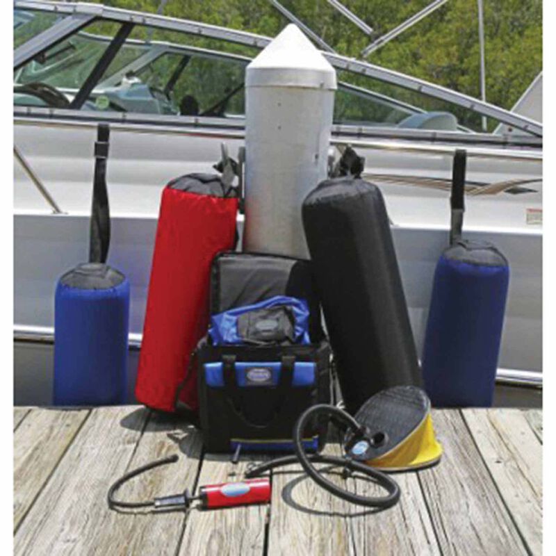 9" X 27" StowAway™ Inflatable Fender, Red West Marine